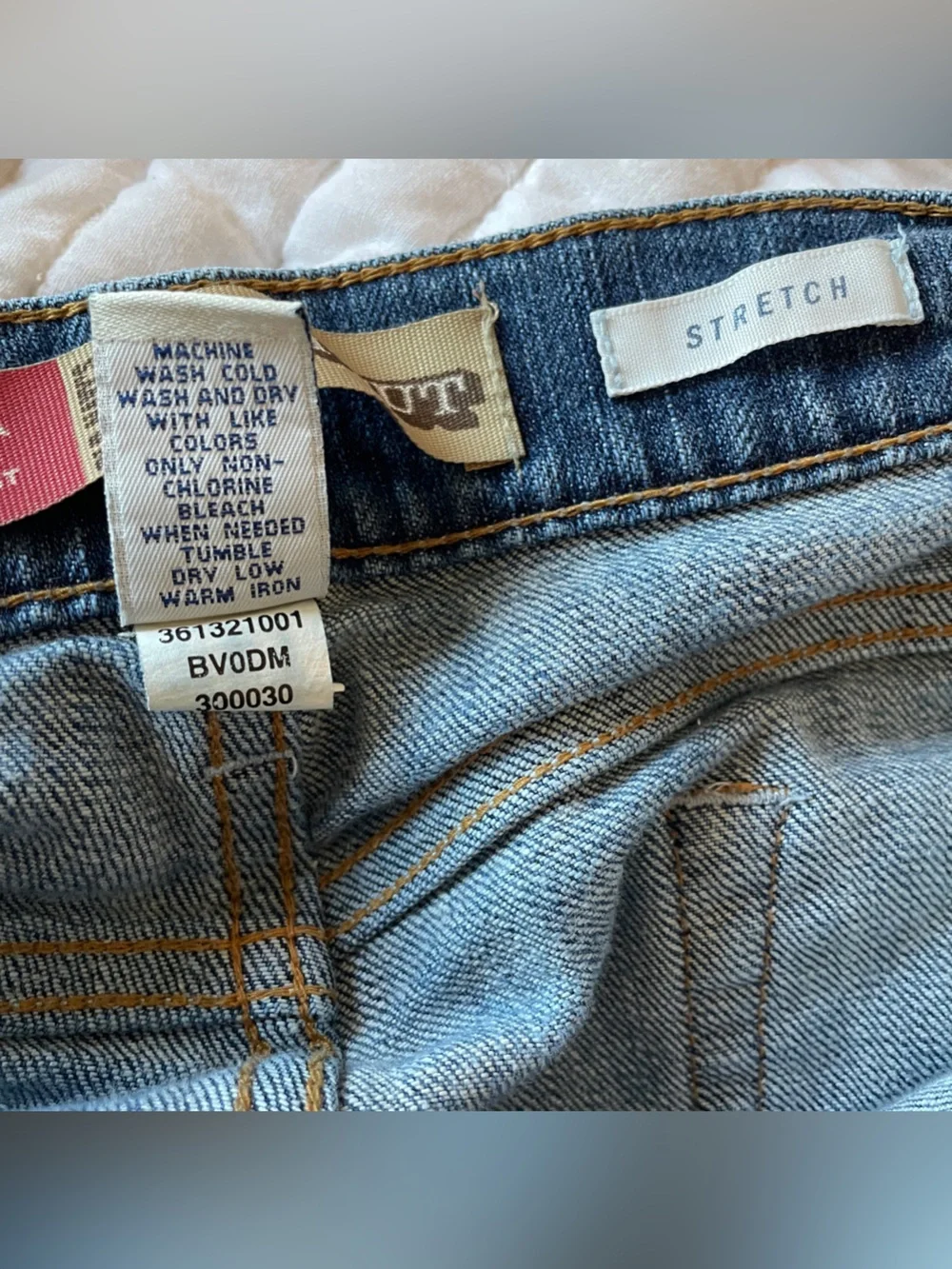 Old‎ Navy Vintage Bootcut Low Waist  Blue Stretch Jeans Western Casual Work Wear